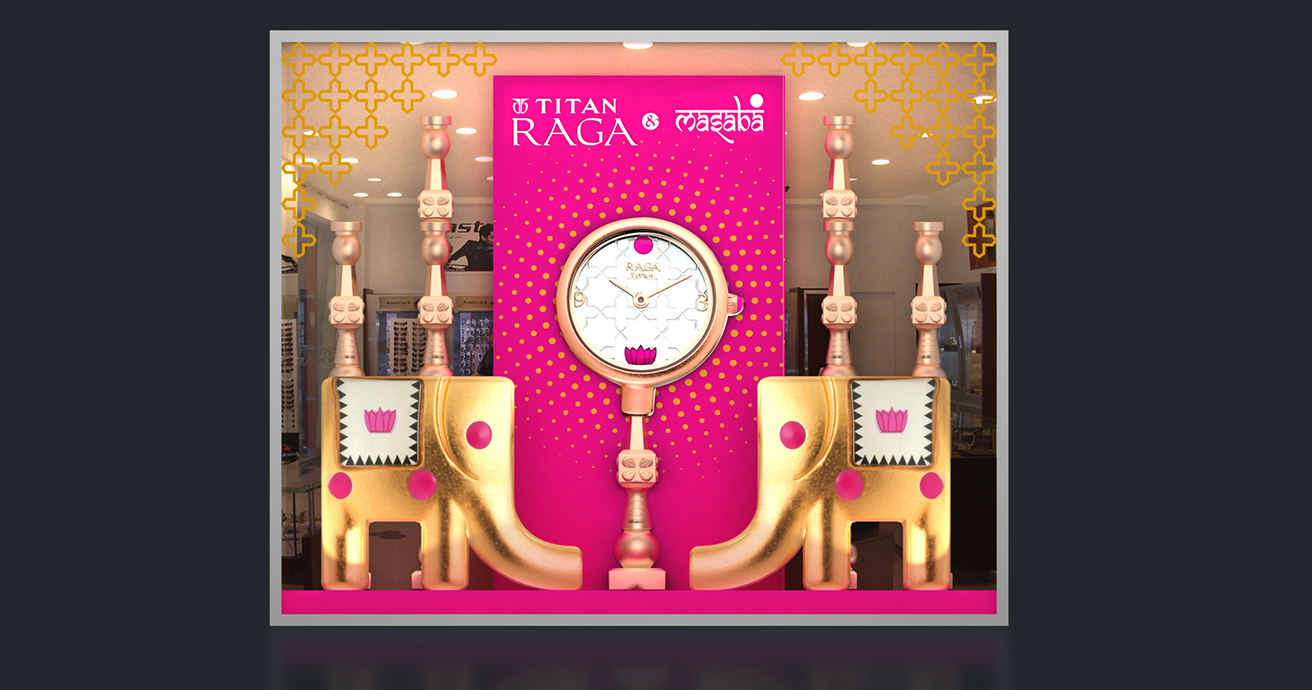 Titan raga masaba online collection