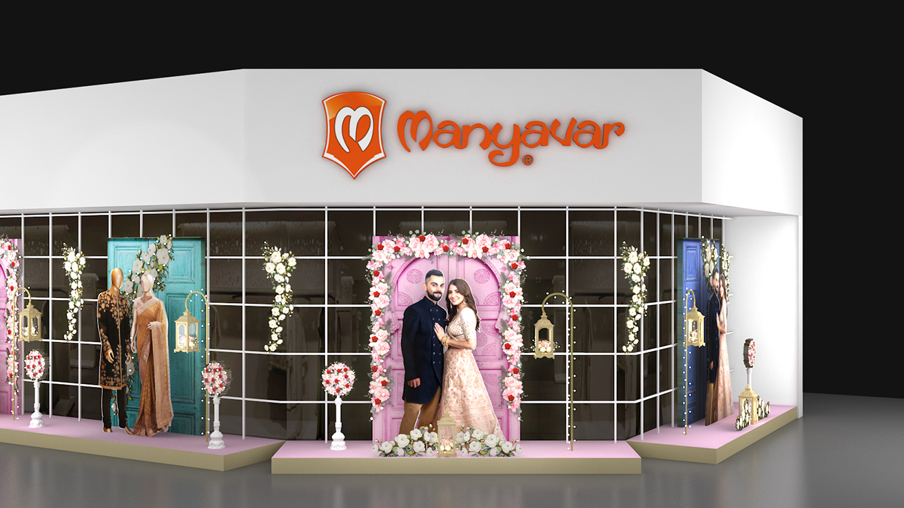 Manyavar Window Display KREO
