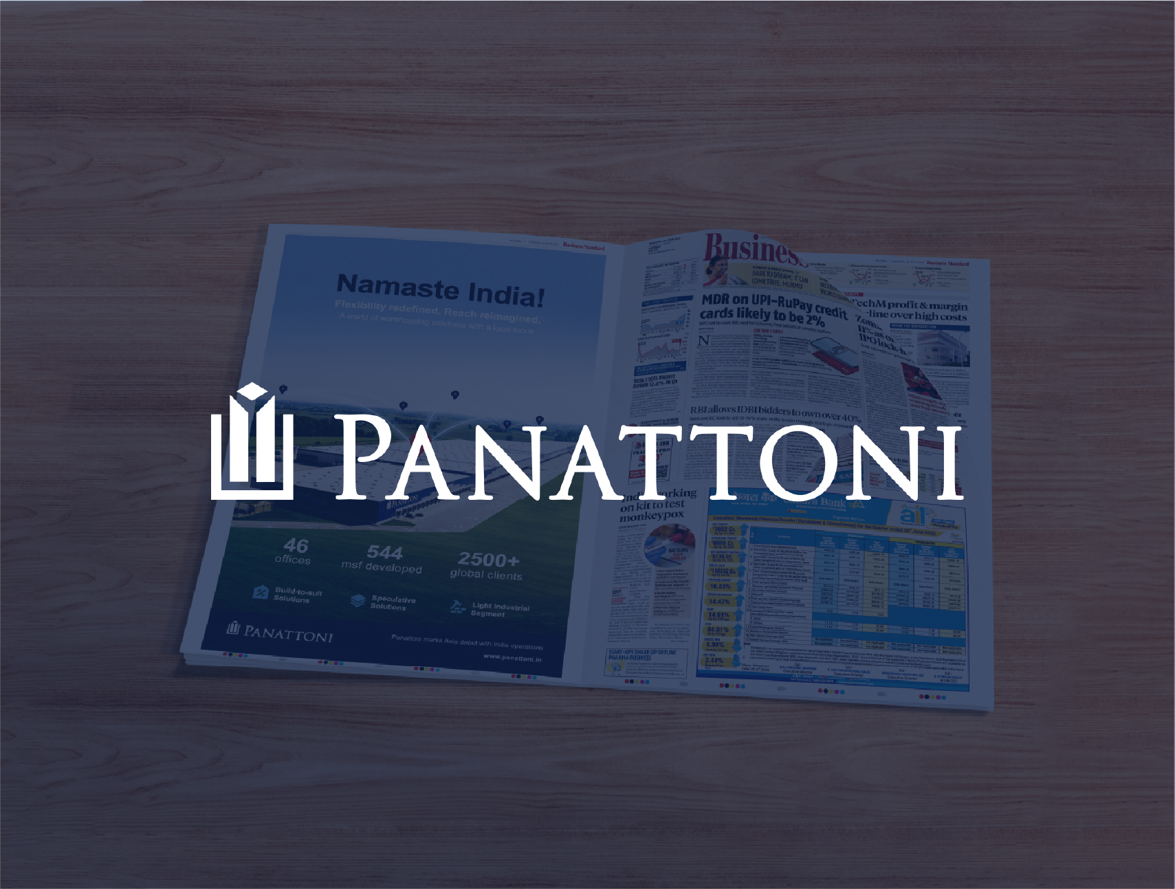 Panattoni Newspaper Advertisement — portfolio thumbnail